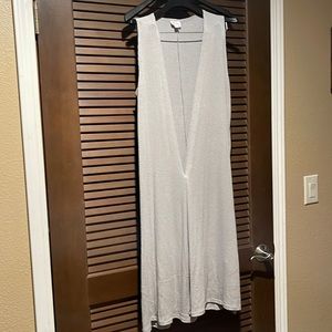 LulaRoe "Joy" Women's Long Gray
Duster Size S